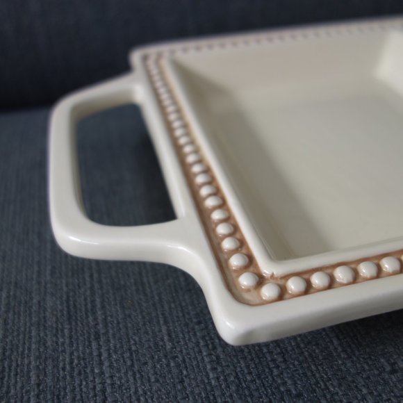 Elica Home Trends Two Section Ceramic Serving Tray - Picture 2 of 11